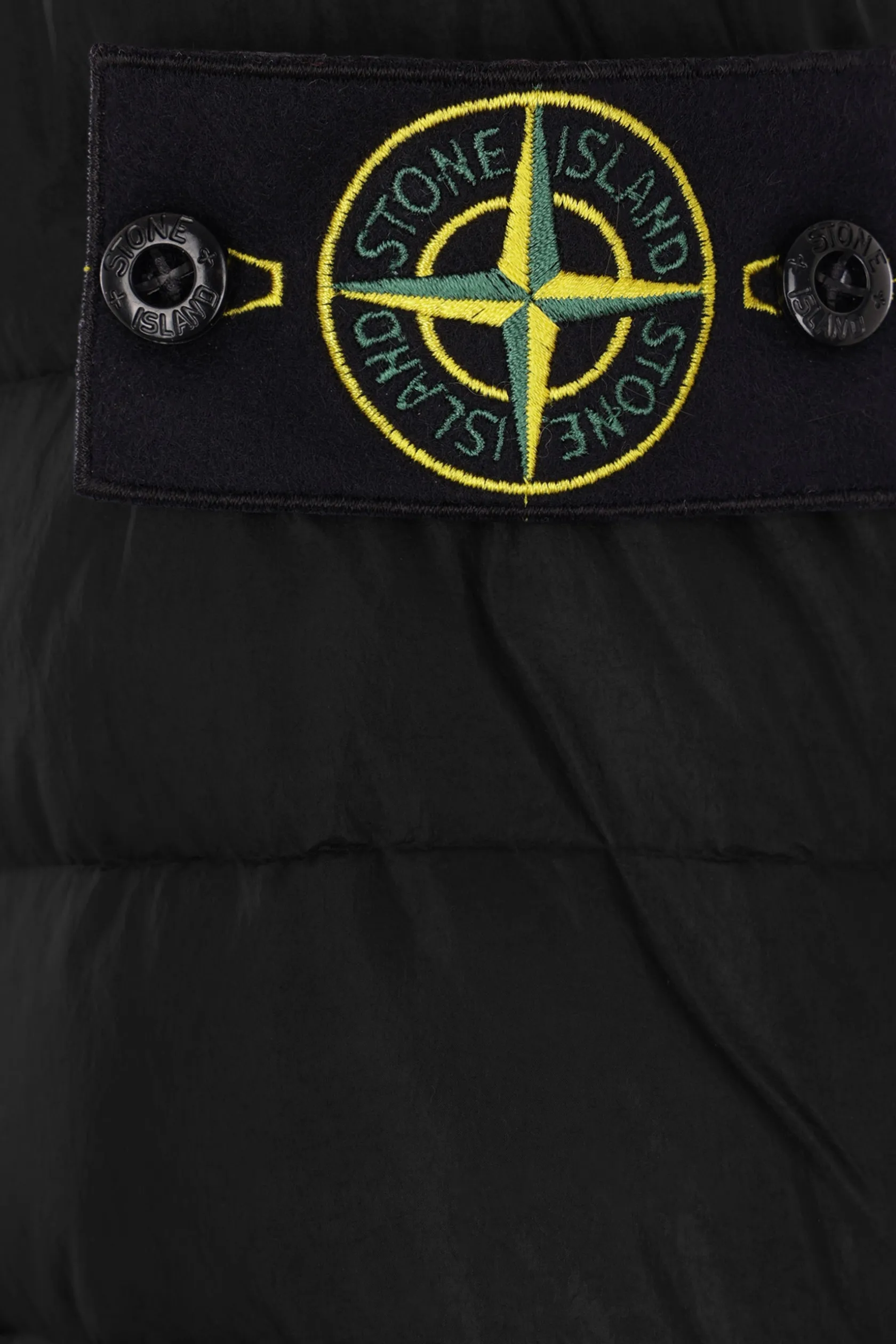 Capispalla>STONE ISLAND piumino in Loom Woven Chambers Nylon Nero