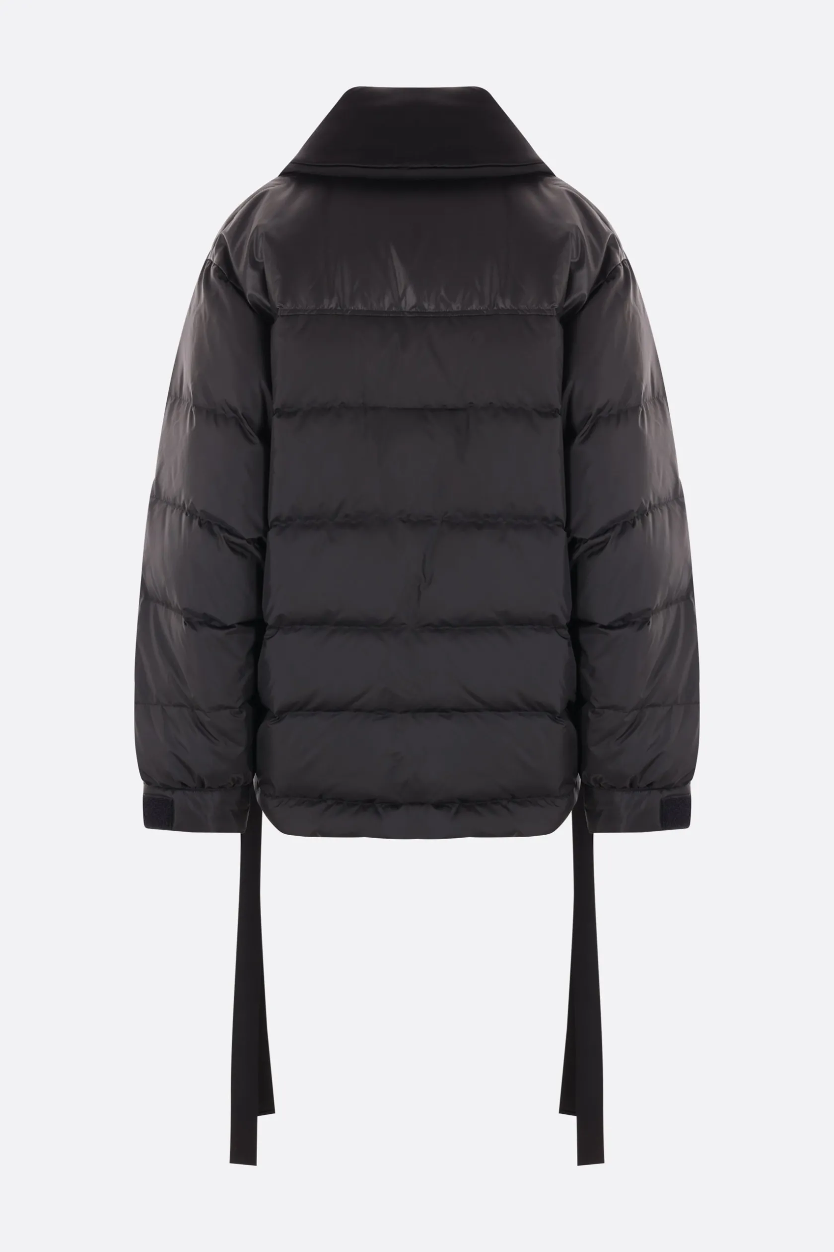 Capispalla>UNDERCOVER piumino in nylon e raso Nero