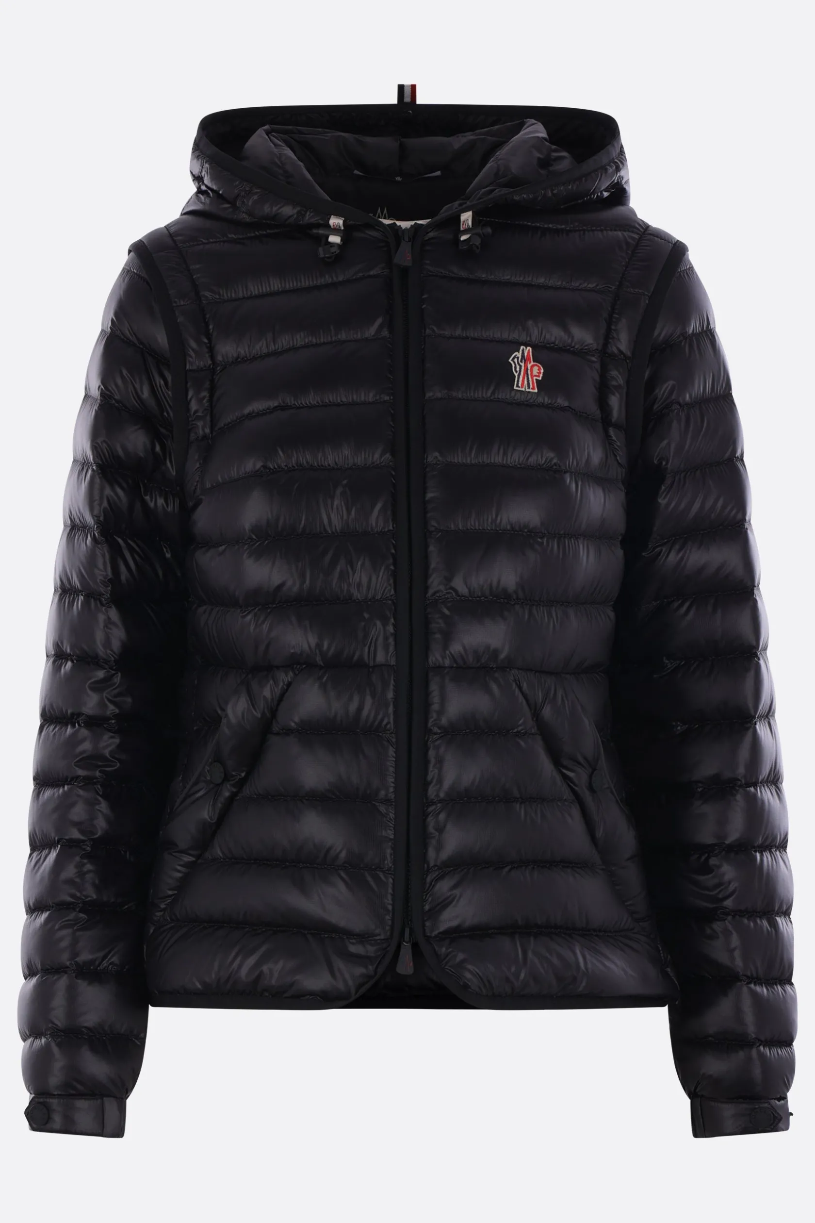 Capispalla>MONCLER GRENOBLE piumino Karura in nylon Nero