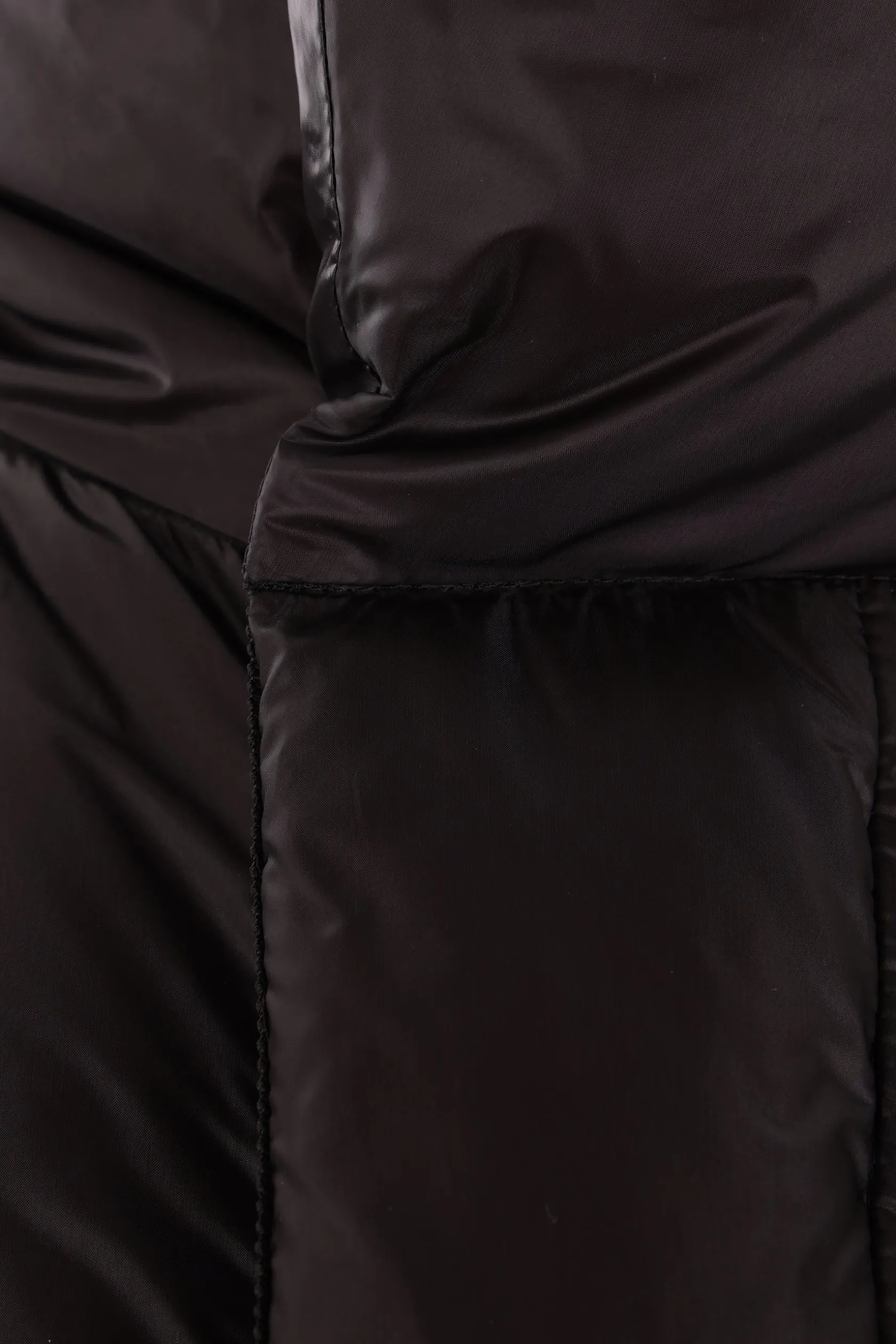 Capispalla>SACAI piumino lungo in nylon Nero