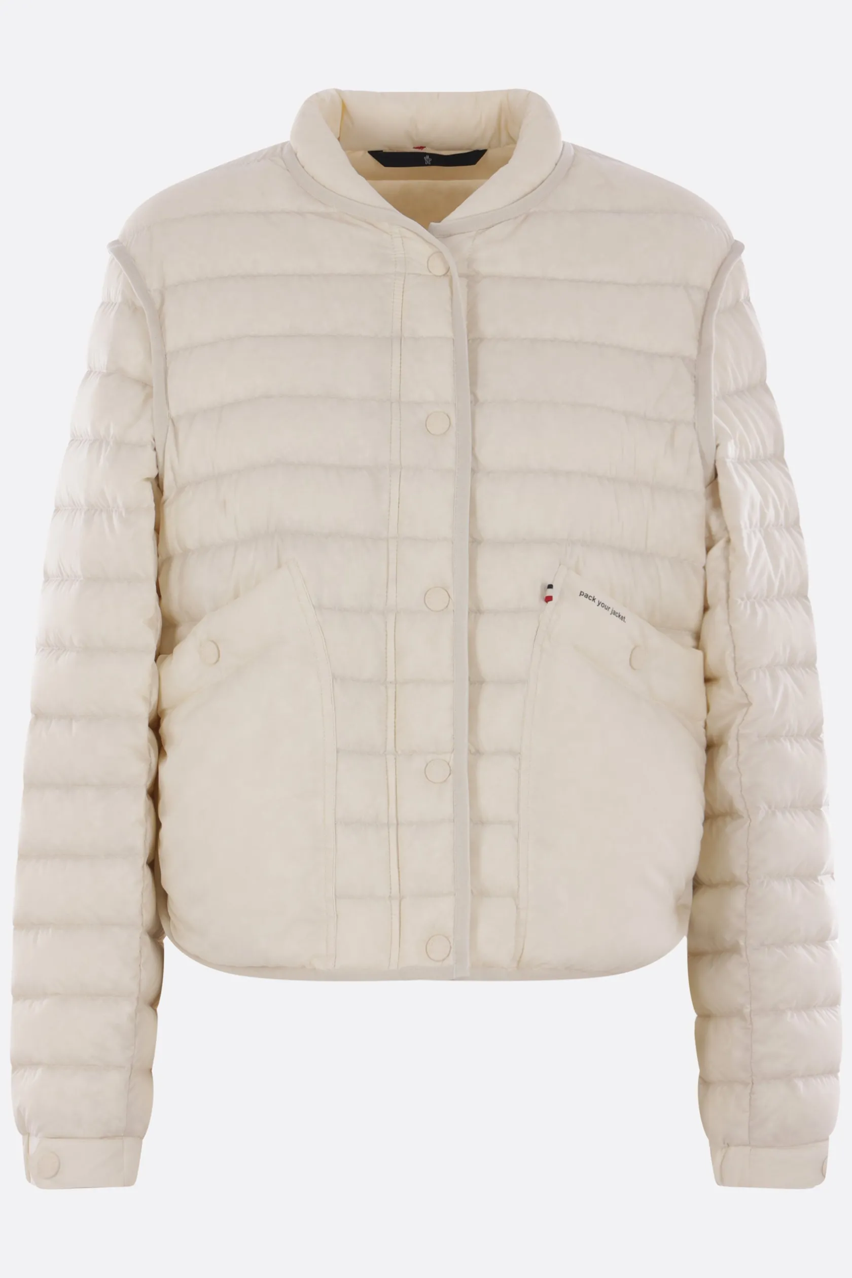 Capispalla>MONCLER GRENOBLE piumino Madulain in nylon Bianco