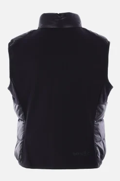 Capispalla>MONCLER GRENOBLE piumino smanicato in nylon lucido Nero