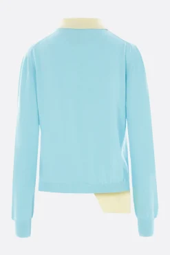 Topwear>ALL IN polo a doppio strato in maglia di cotone Multicolor