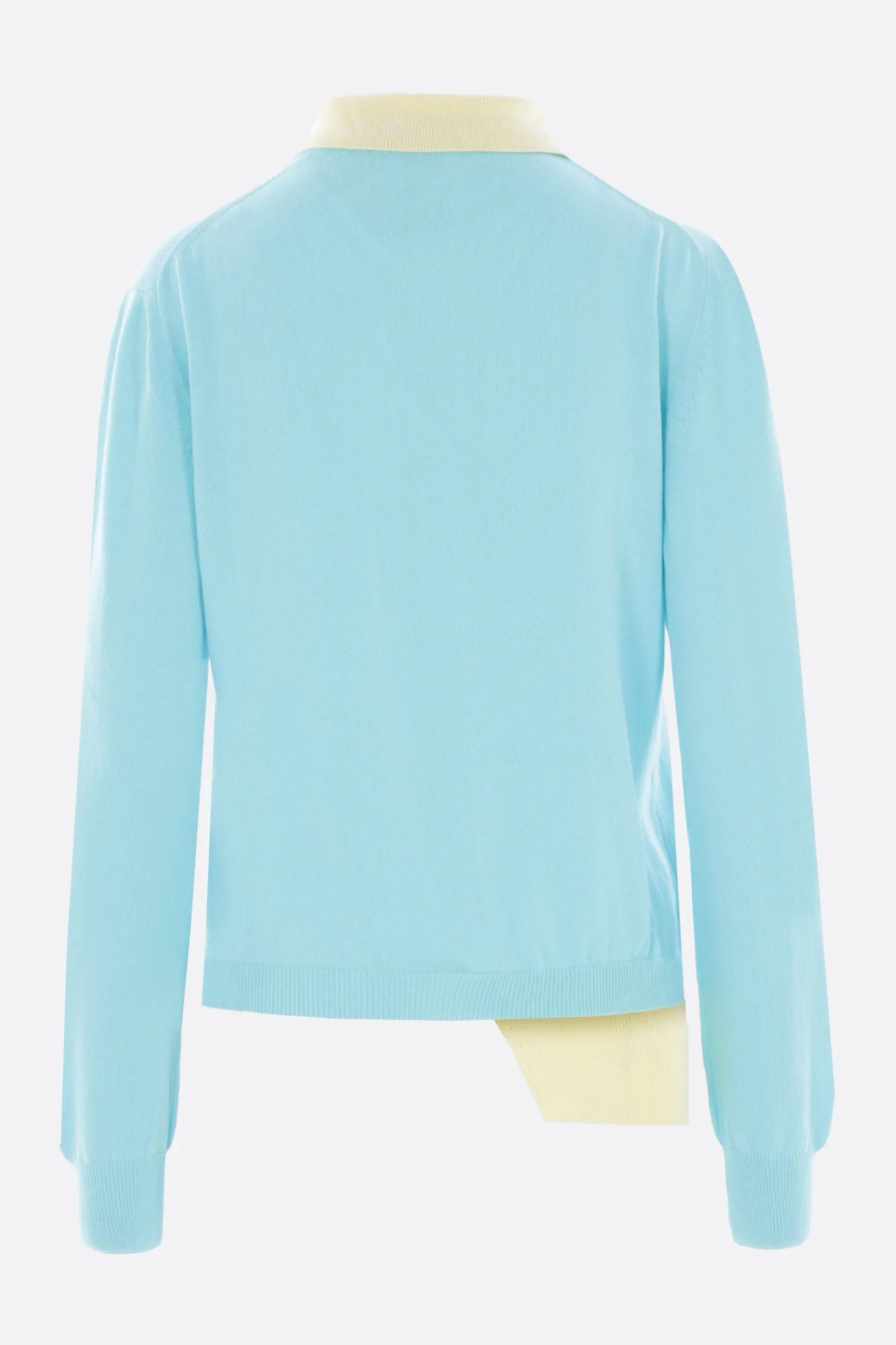 Topwear>ALL IN polo a doppio strato in maglia di cotone Multicolor