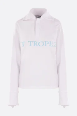 Topwear>DURAN LANTINK polo in piqué di cotone Bianco