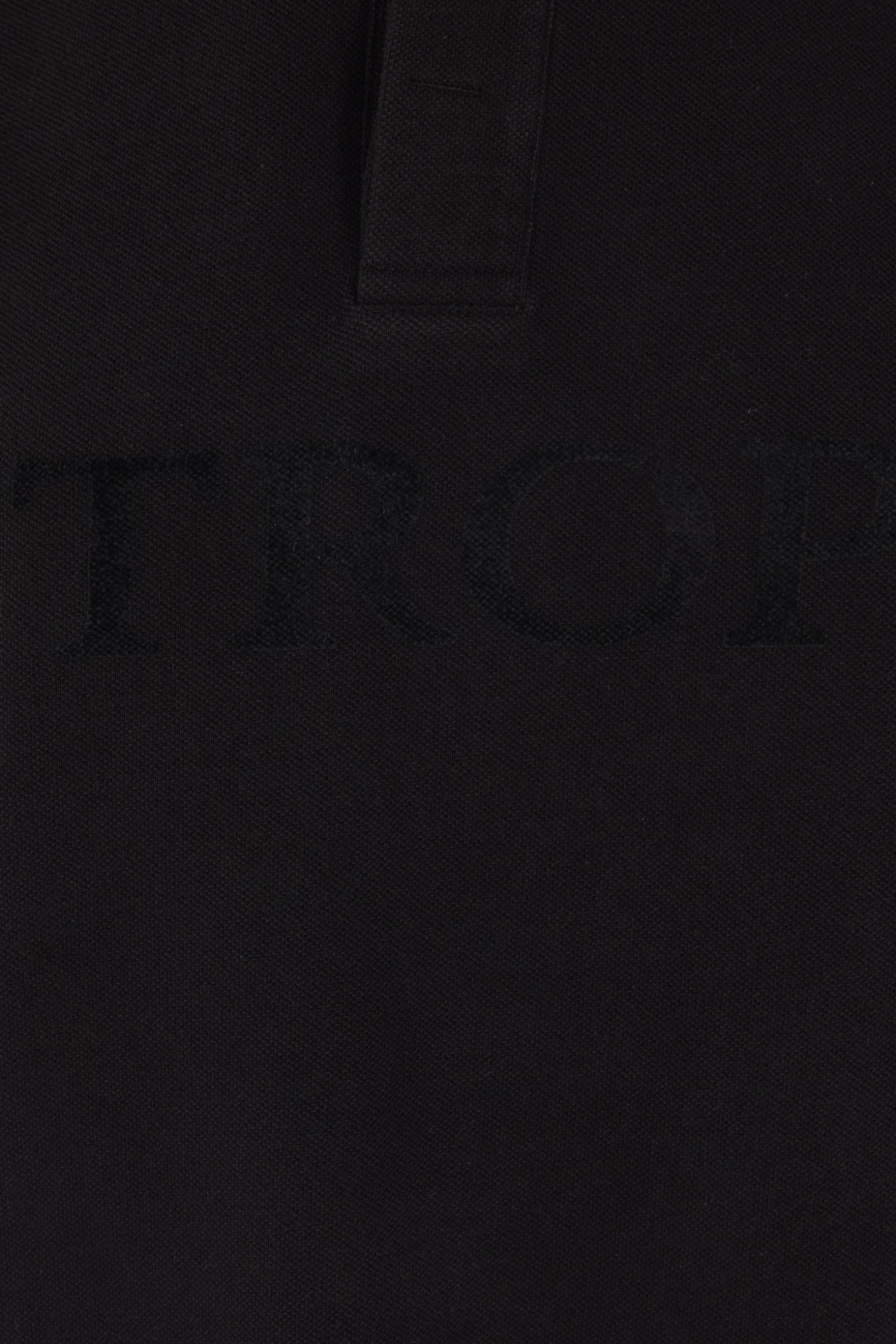 Topwear>DURAN LANTINK polo in piqué di cotone Nero