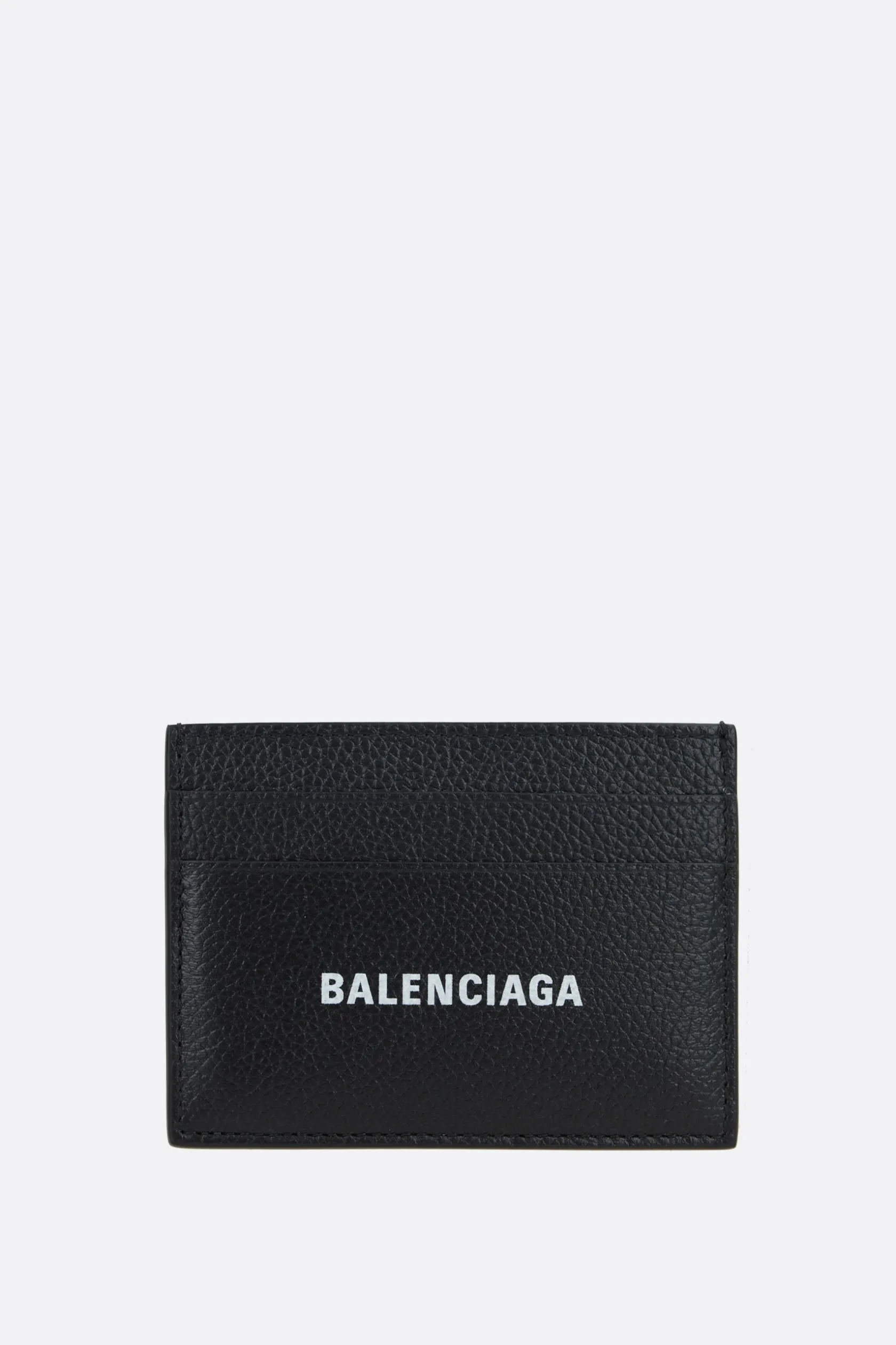 Piccola Pelletteria>BALENCIAGA porta carte Cash in pelle martellata Nero