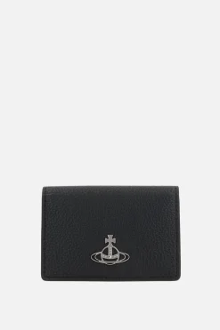 Piccola Pelletteria>VIVIENNE WESTWOOD porta carte in ecopelle Nero