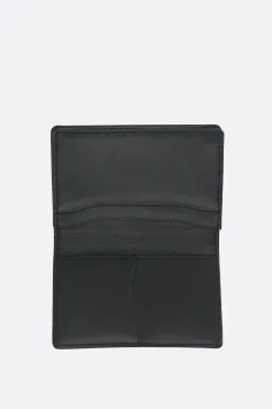 Piccola Pelletteria>DISCORD YOHJI YAMAMOTO porta carte in pelle liscia Nero