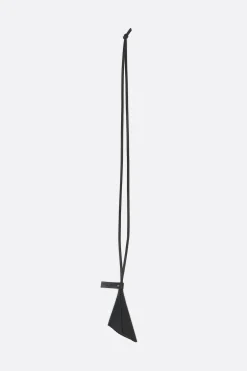 Piccola Pelletteria>DISCORD YOHJI YAMAMOTO portachiavi Cowbell in pelle liscia Nero