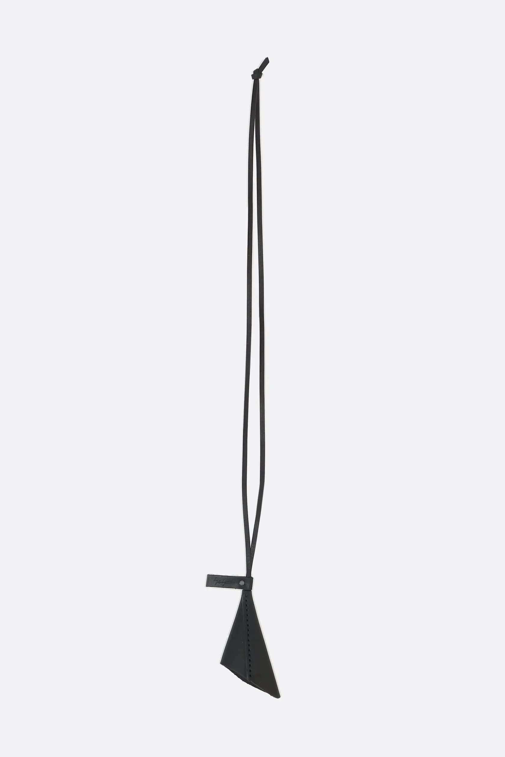 Piccola Pelletteria>DISCORD YOHJI YAMAMOTO portachiavi Cowbell in pelle liscia Nero