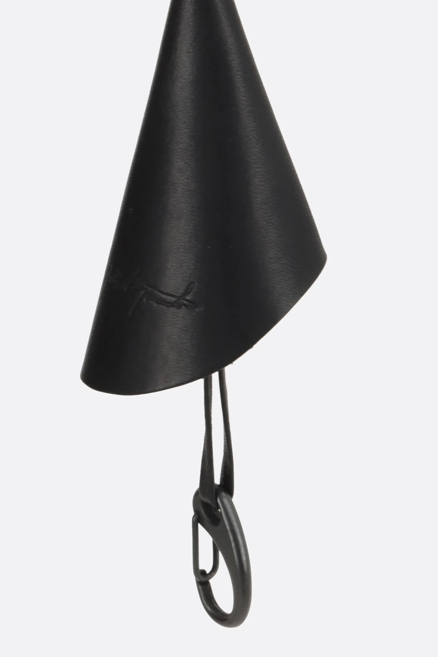 Piccola Pelletteria>DISCORD YOHJI YAMAMOTO portachiavi Cowbell in pelle liscia Nero