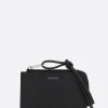 Piccola Pelletteria>JIL SANDER portachiavi Giro in pelle liscia Nero