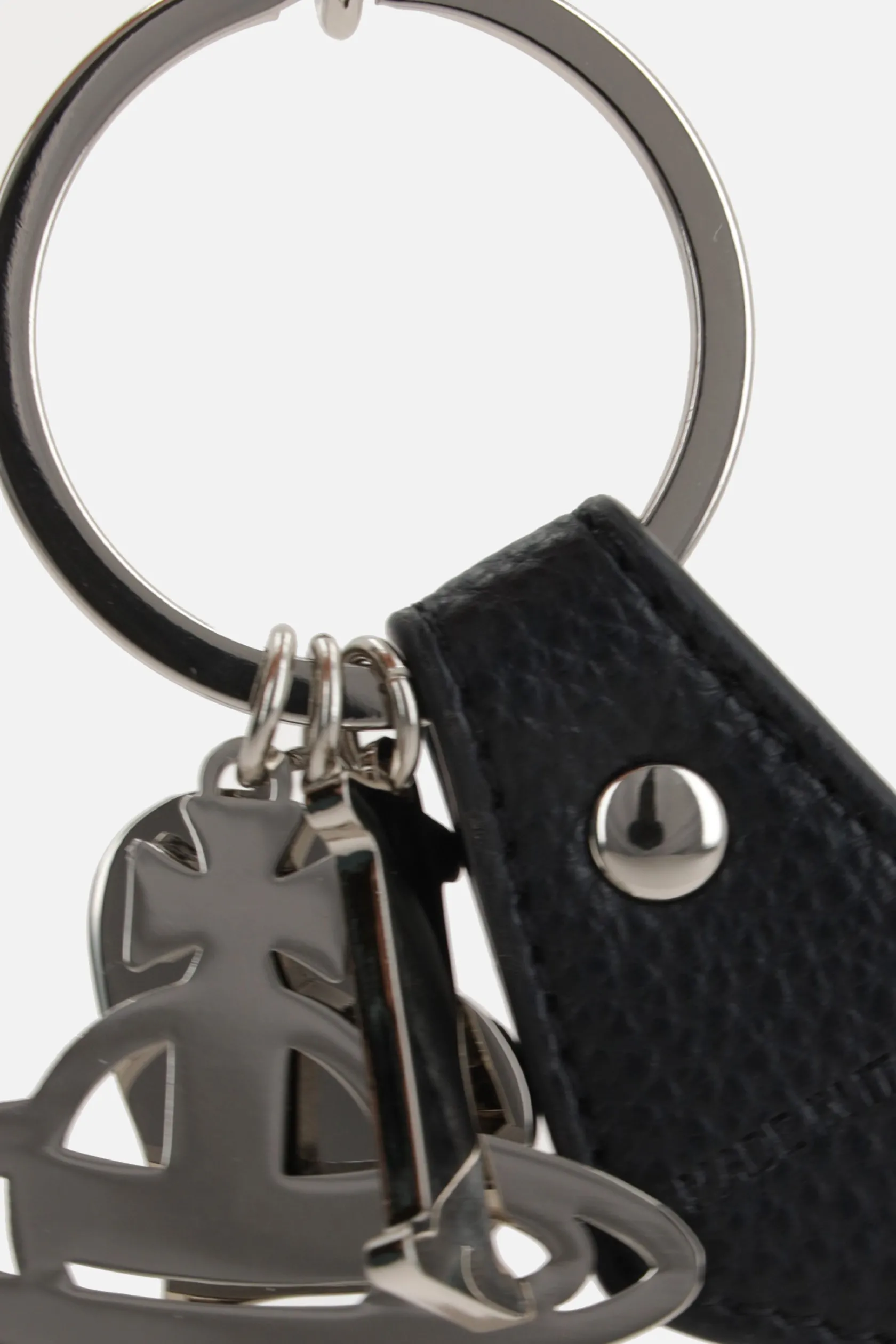 Piccola Pelletteria>VIVIENNE WESTWOOD portachiavi I Love Orb Nero