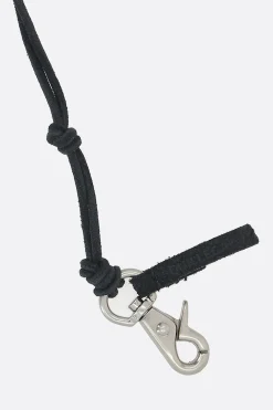 Piccola Pelletteria>OUR LEGACY portachiavi Ladon in pelle Nero