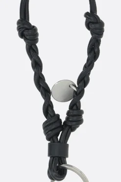 Piccola Pelletteria>JIL SANDER portachiavi Tangle in pelle Nero