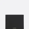Portafogli>JIL SANDER portafogli billfold in pelle liscia Nero