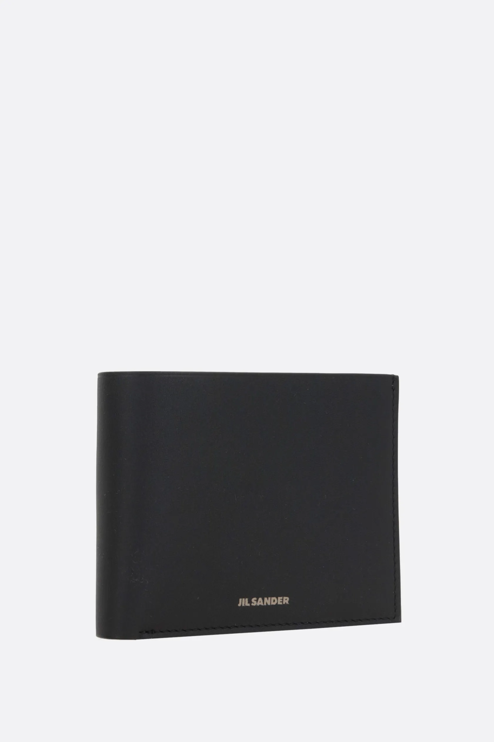 Portafogli>JIL SANDER portafogli billfold in pelle liscia Nero