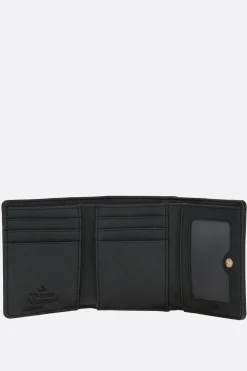 Portafogli>VIVIENNE WESTWOOD portafogli Frame small in ecopelle saffiano Nero