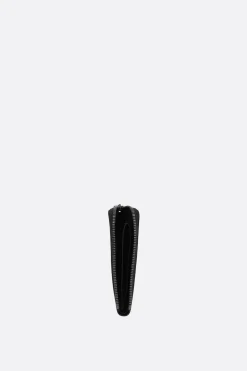 Portafogli>DISCORD YOHJI YAMAMOTO portafogli half-zip in pelle liscia Nero