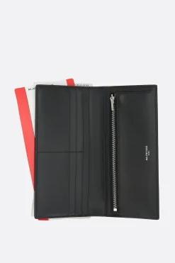 Portafogli>BALENCIAGA portafogli Passport in pelle texturizzata e liscia Multicolor