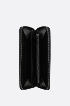 Portafogli>DISCORD YOHJI YAMAMOTO portafogli zip-around in pelle liscia Nero