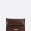 Piccola Pelletteria>JIL SANDER portamonete in pelle liscia Marrone