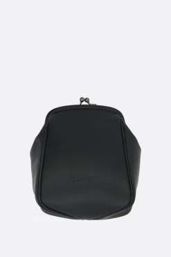Borse A Tracolla>DISCORD YOHJI YAMAMOTO pouch Clasp media in pelle liscia Nero