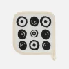 Lifestyle>10 CORSO COMO presina in lino stampa cerchi signature Bianco