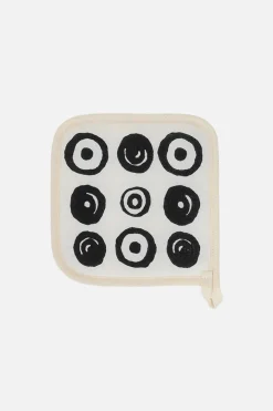 Lifestyle>10 CORSO COMO presina in lino stampa cerchi signature Bianco