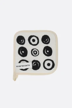 Lifestyle>10 CORSO COMO presina in lino stampa cerchi signature Bianco