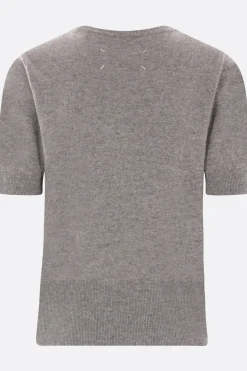 Topwear>MAISON MARGIELA pullover a maniche corte in lana Grigio
