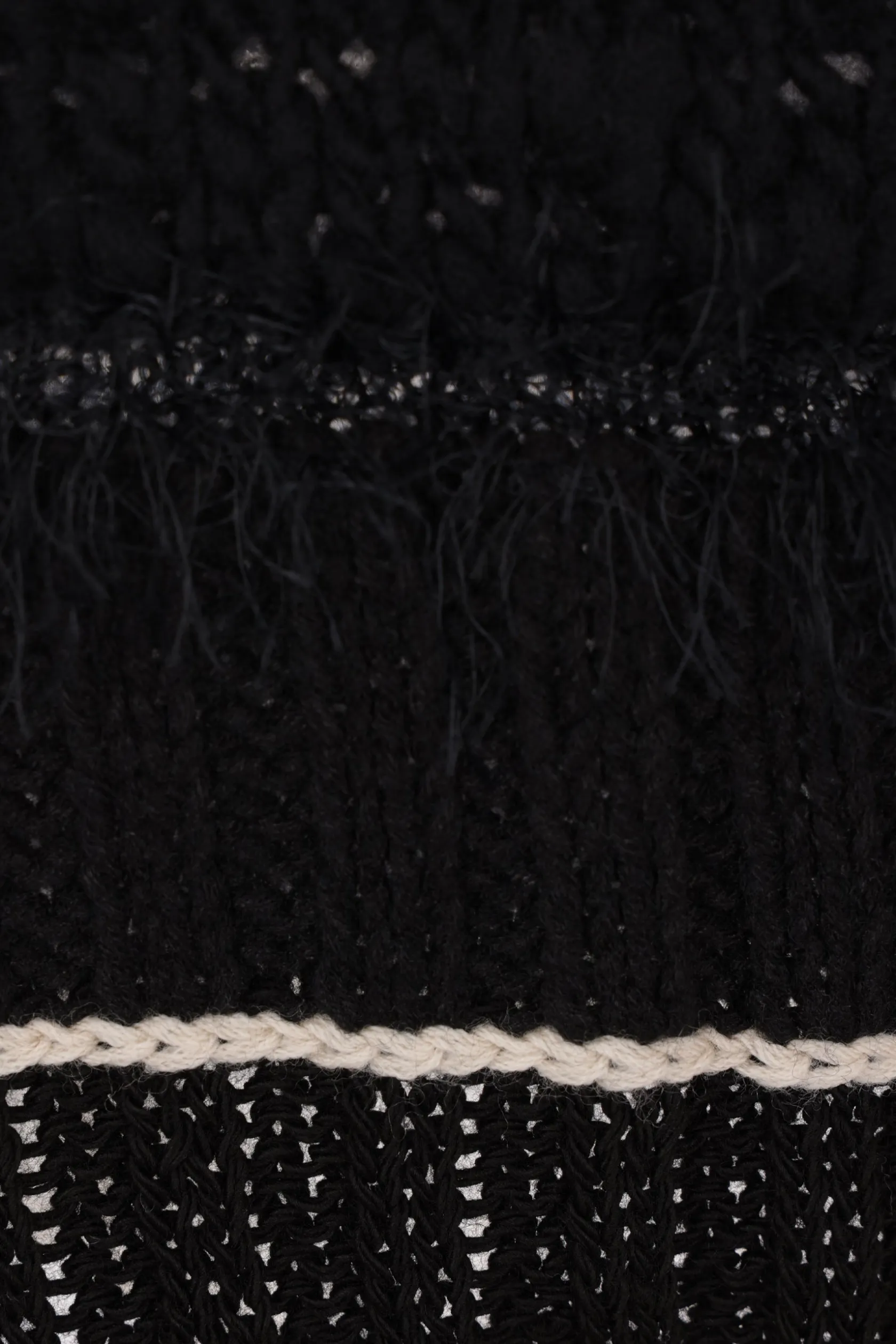 Topwear>Y'S pullover destrutturato in misto lana Nero
