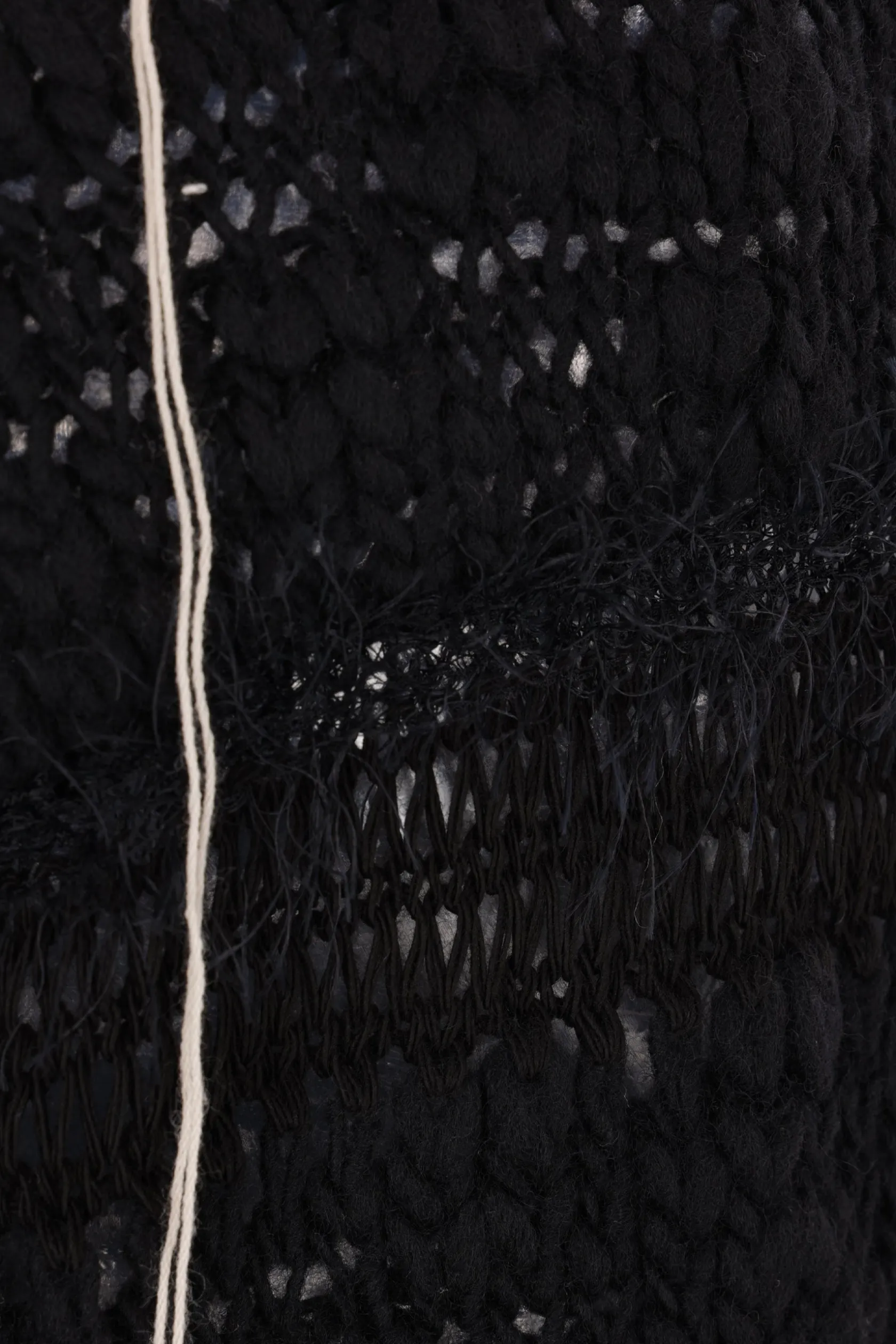 Topwear>Y'S pullover destrutturato in misto lana Nero