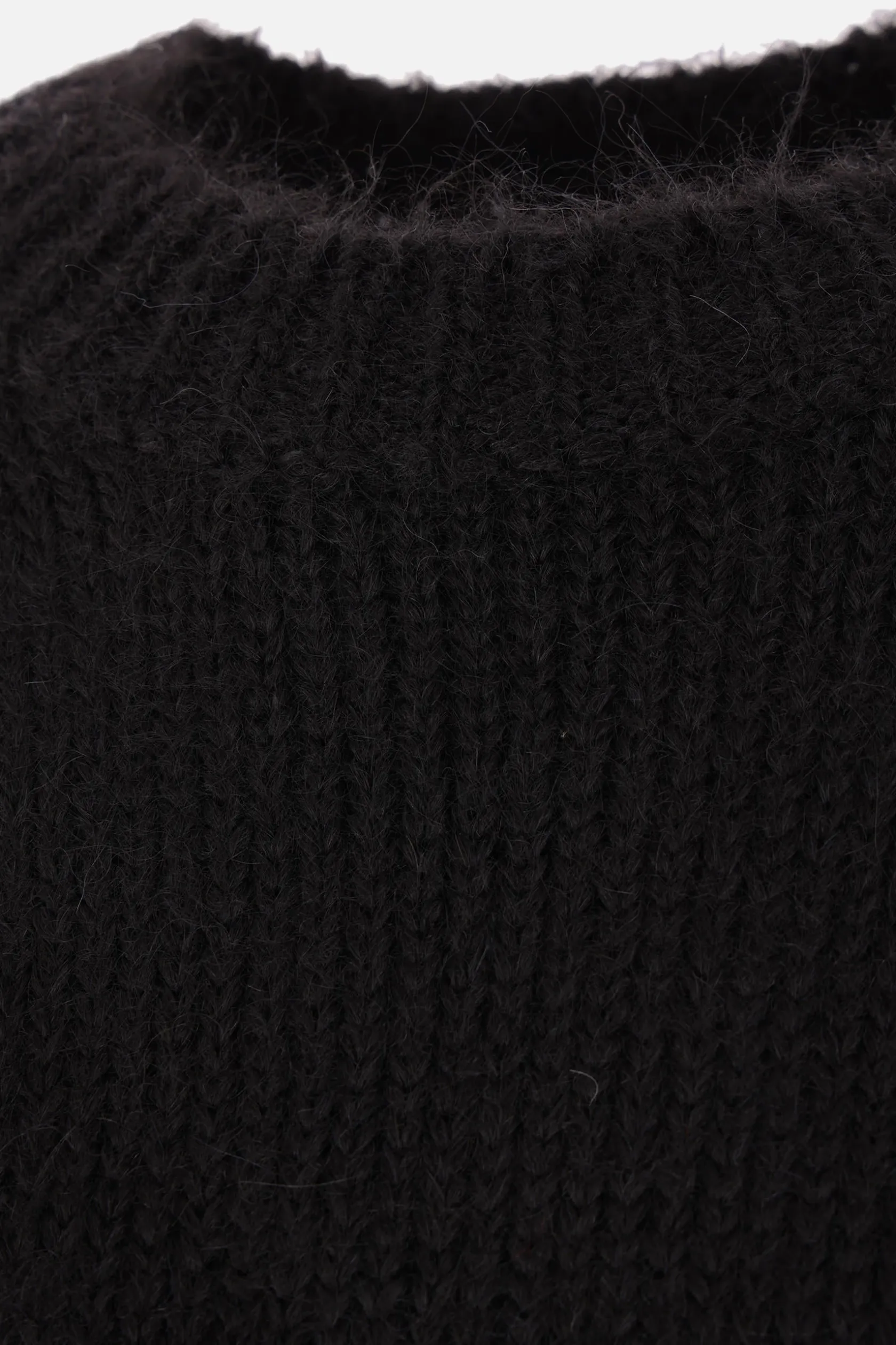 Topwear>JIL SANDER pullover in lana alpaca Nero