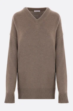 Topwear>NICCOLÒ PASQUALETTI pullover oversize in cashmere Marrone