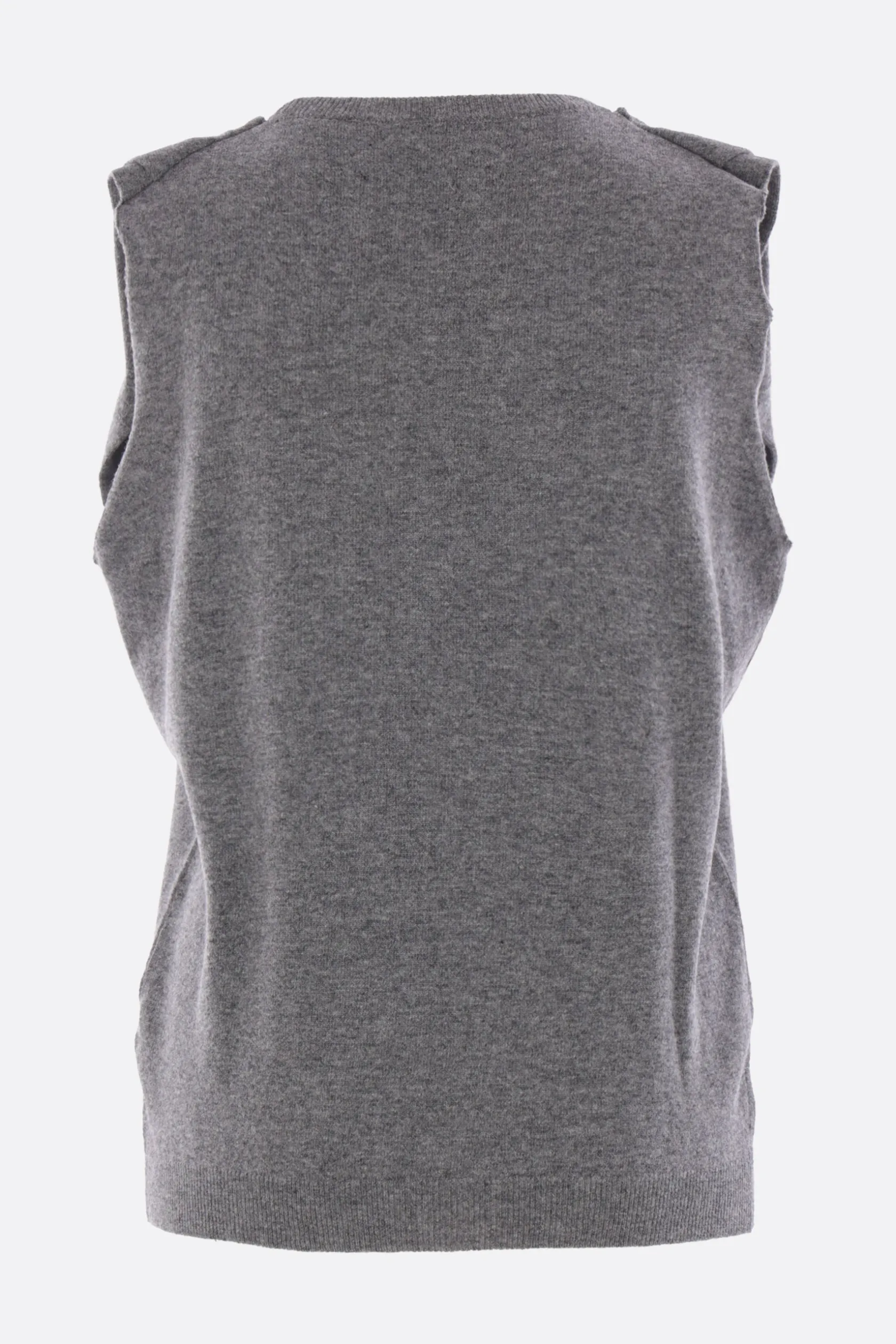 Topwear>HODAKOVA pullover smanicato Sleeve in lana Grigio