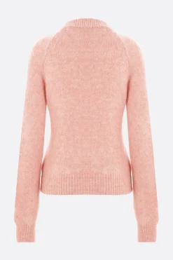 Topwear>DRIES VAN NOTEN pullover Texas in misto lana alpaca Rosa