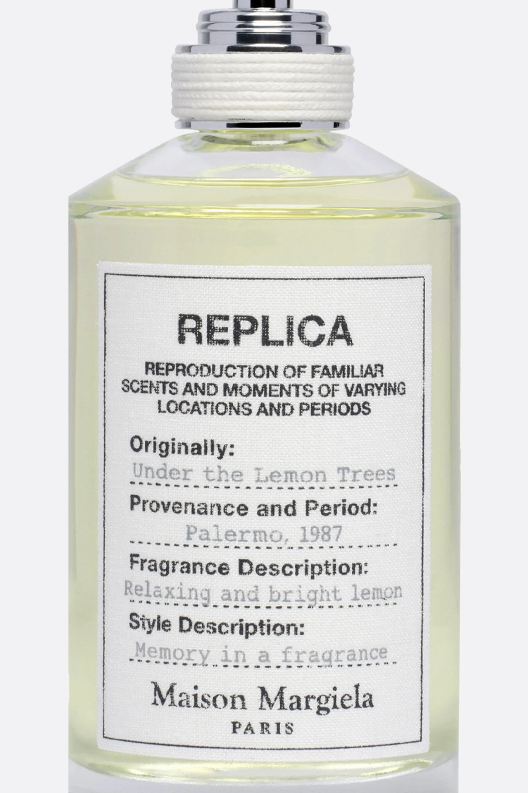 Profumi E Beauty>MAISON MARGIELA PARFUMS Replica Under the Lemon Trees Eau de Toilette 100 ml Neutro