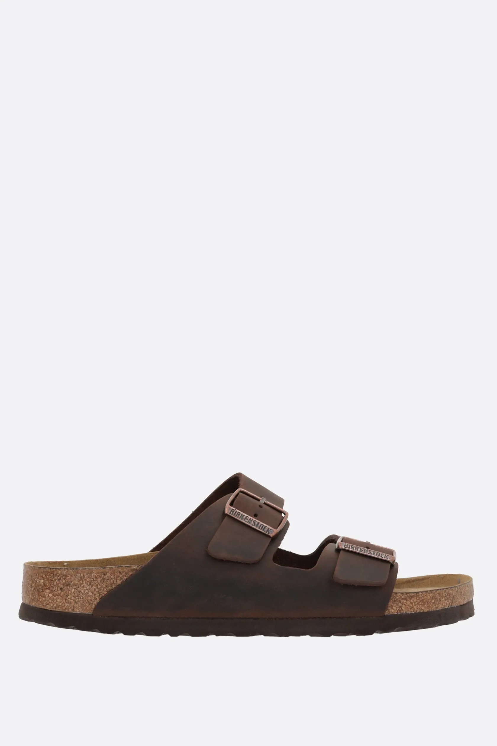 Sandali Flat>BIRKENSTOCK sandalo flat Arizona BS in pelle oliata (Narrow Fit) Marrone