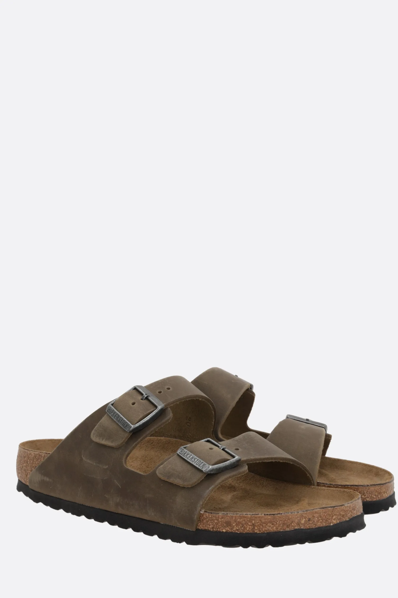 Sandali Flat>BIRKENSTOCK sandalo flat Arizona BS in pelle oliata (Narrow Fit) Marrone