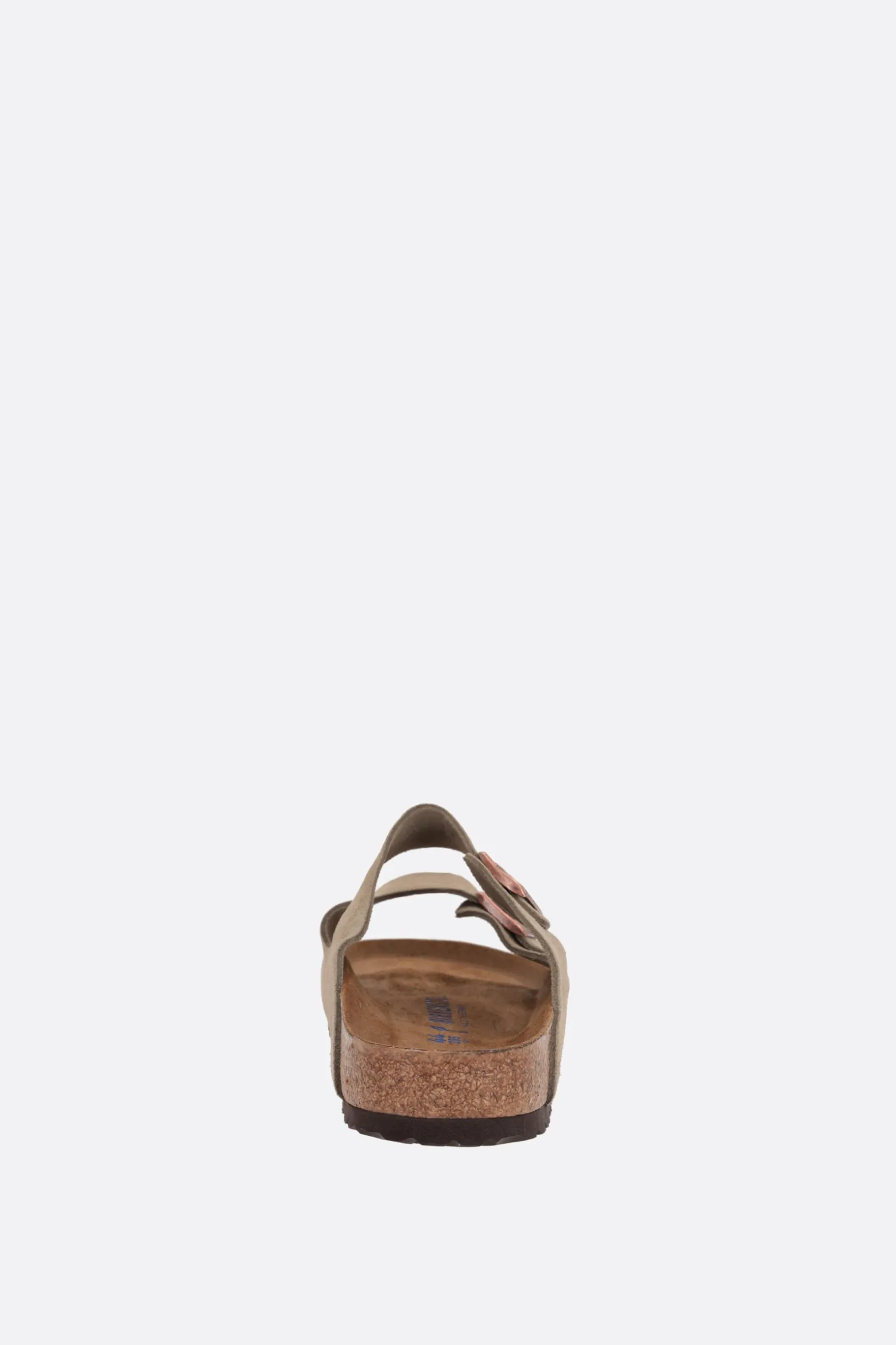 Sandali Flat>BIRKENSTOCK sandalo flat Arizona BS in suede (Narrow Fit) Neutro