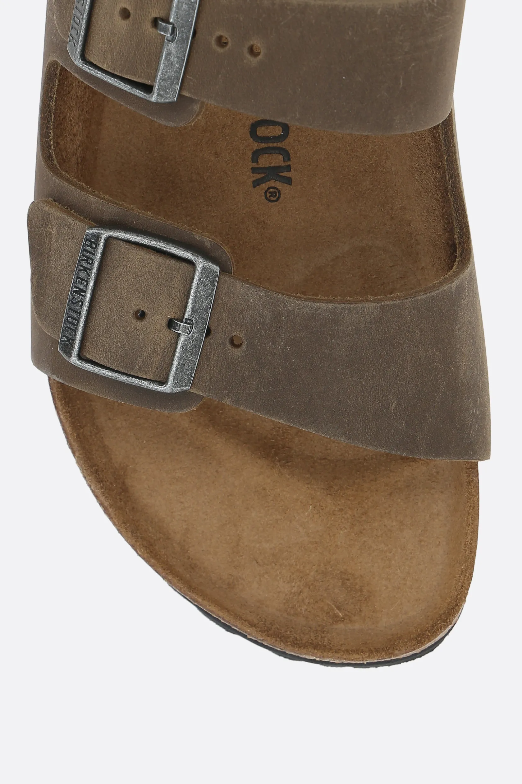 Sandali Flat>BIRKENSTOCK sandalo flat Arizona BS in pelle oliata (Narrow Fit) Marrone