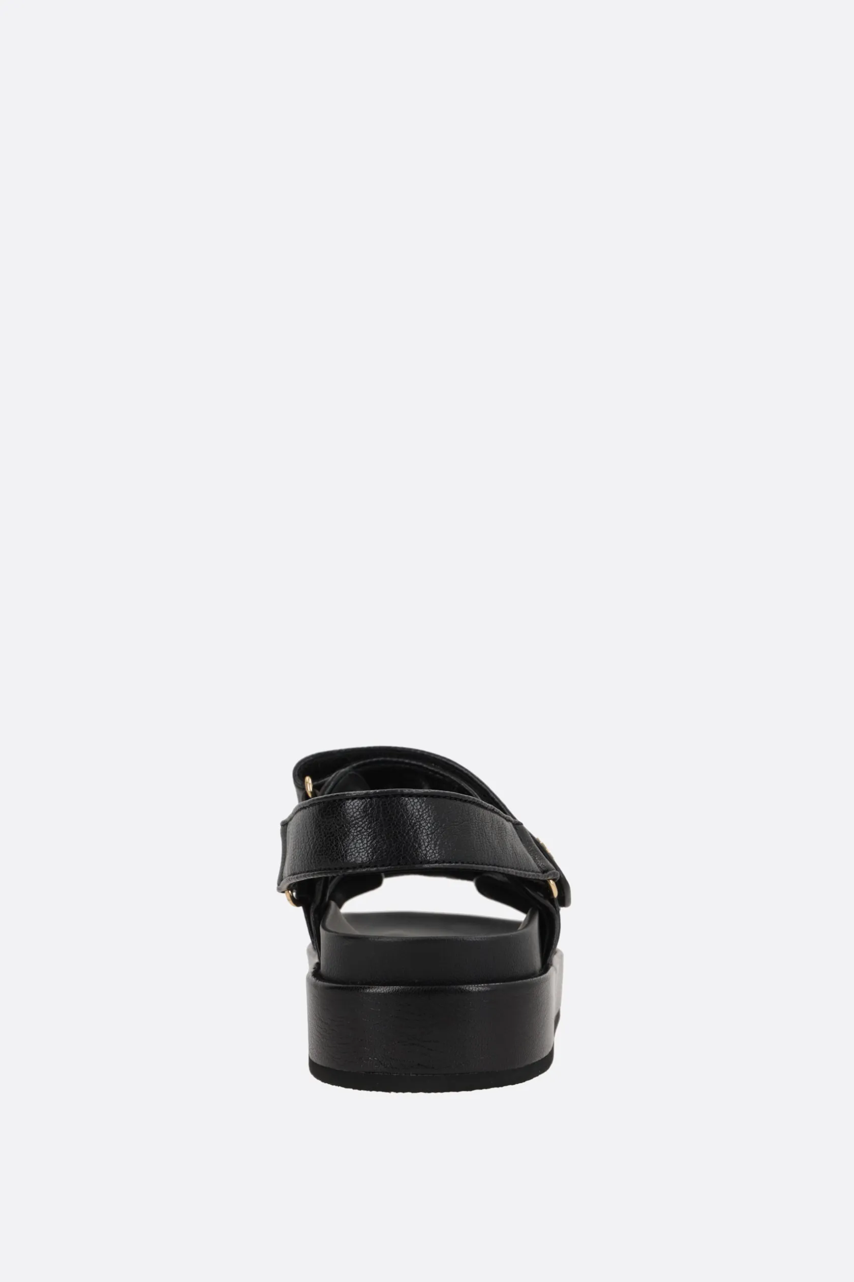 Sandali>TORY BURCH sandalo flat Kira in pelle martellata Nero