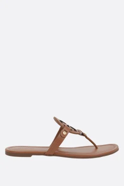 Sandali>TORY BURCH sandalo infradito Miller in pelle liscia Neutro