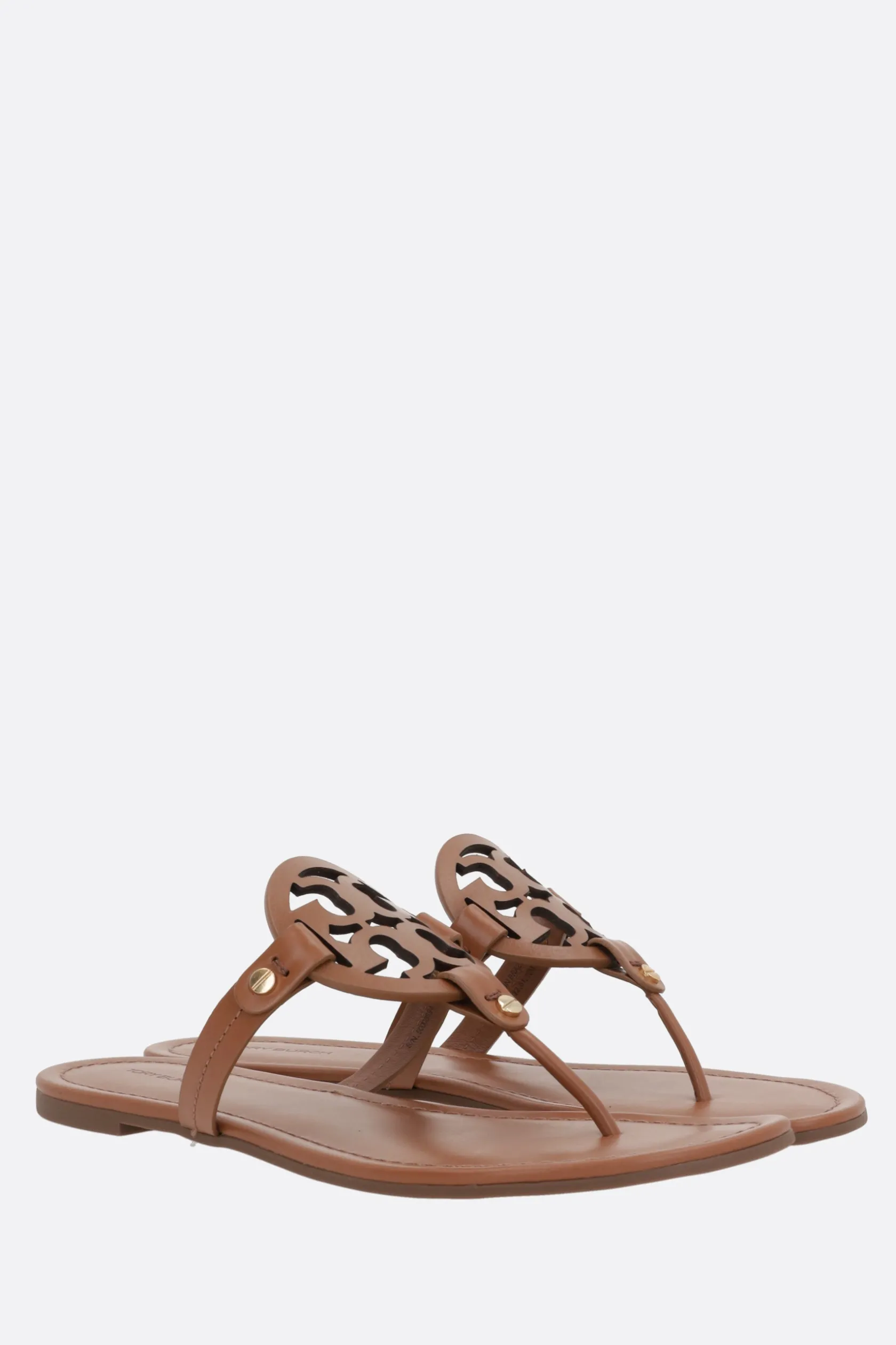 Sandali>TORY BURCH sandalo infradito Miller in pelle liscia Neutro