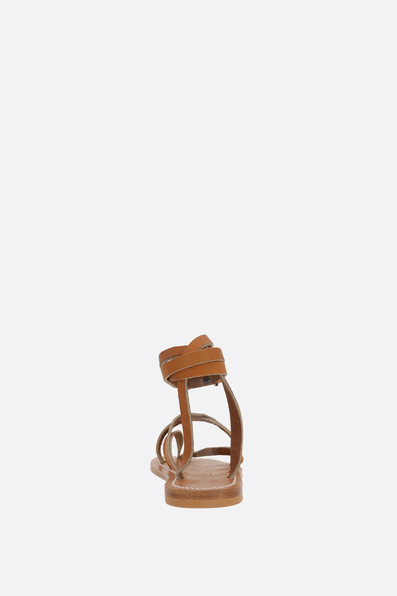 Sandali>K.JACQUES X 10 CORSO COMO sandalo infradito Zenobie in pelle liscia Marrone
