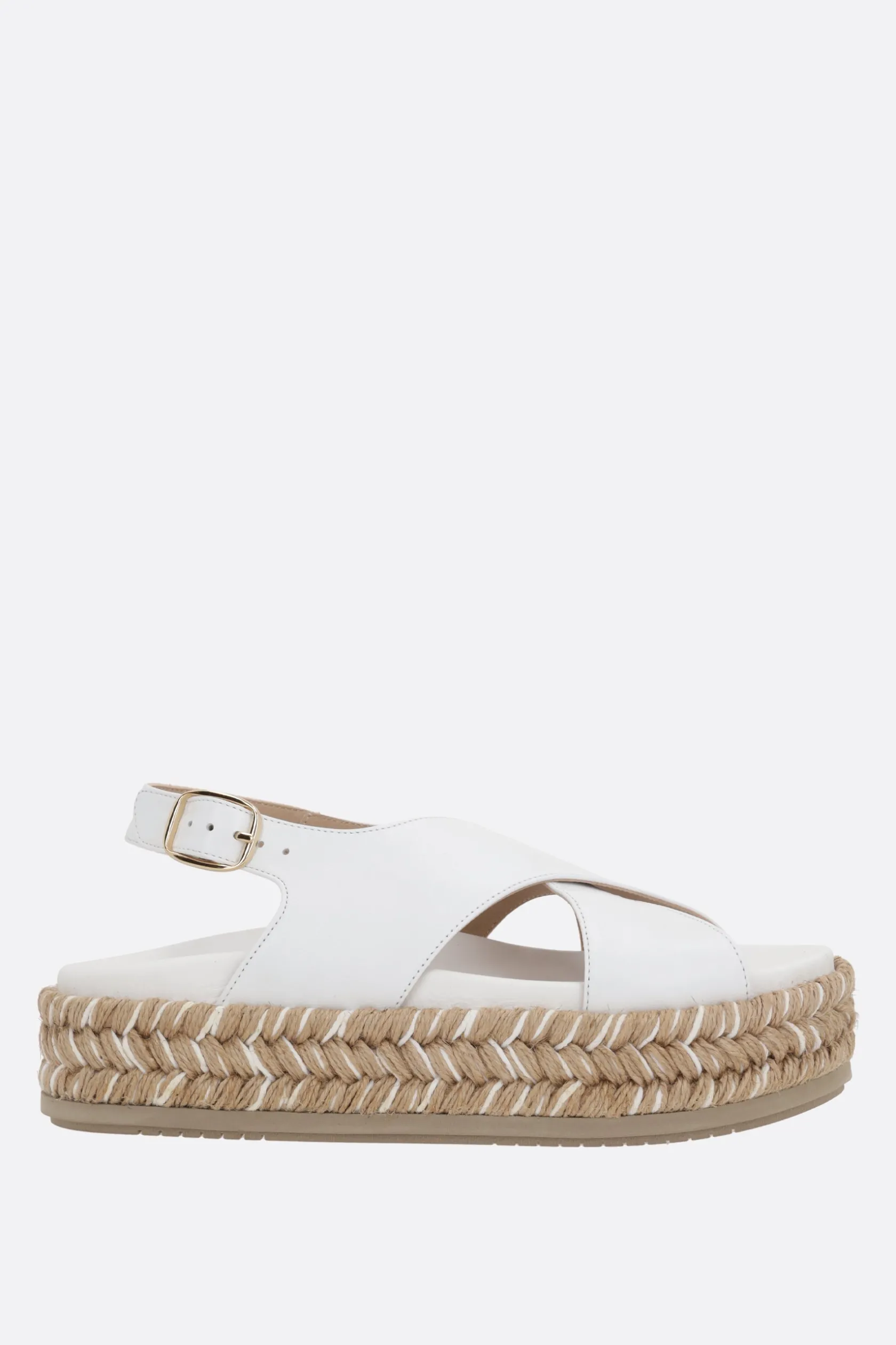 Sandali>PALOMA BARCELO' sandalo platform Francia in nappa Bianco