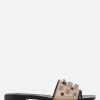 Sandali>GIORGIO ARMANI - 10 CORSO COMO sandalo slide in rete con strass Multicolor