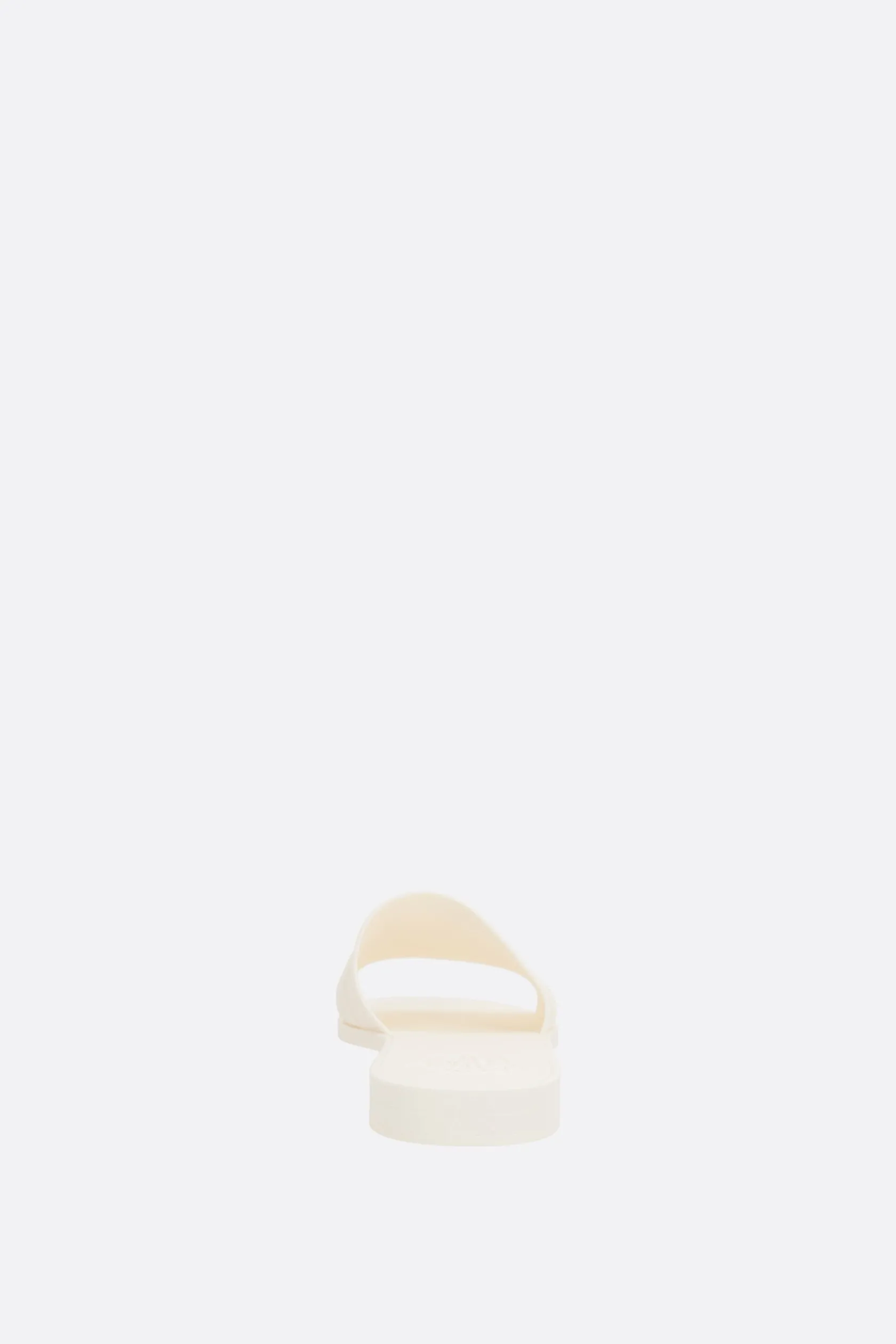 Sandali>MONCLER sandalo slide Mon in gomma Bianco